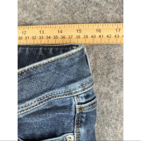 American Eagle Jeans Women's 30 X 29 Blue Denim Cotton Regular Fit Straight Leg - Picture 4 of 5